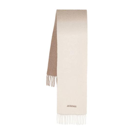 26FW 자크뮈스 레샤페 모아종 그라디언트 머플러 ACU00574 AOT4032 015 NEUTRALS BROWN