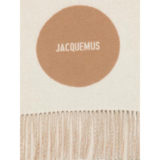 26FW 자크뮈스 롱드 카레 울 머플러 ACU00579 AOT4044 015 NEUTRALS - JACQUEMUS