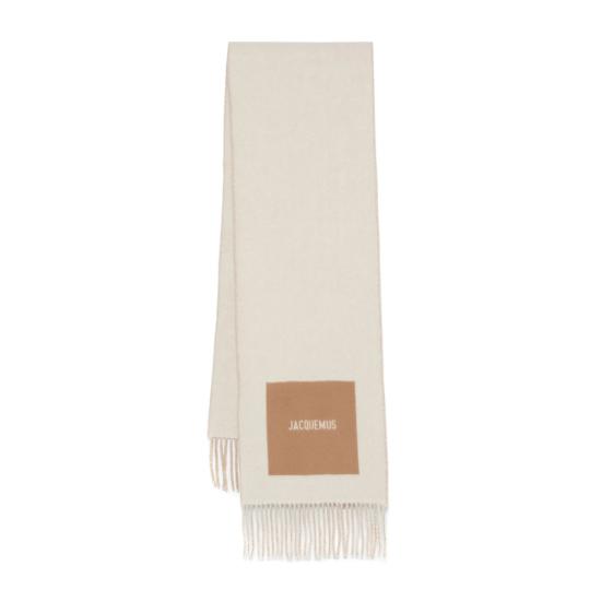26FW 자크뮈스 롱드 카레 울 머플러 ACU00579 AOT4044 015 NEUTRALS