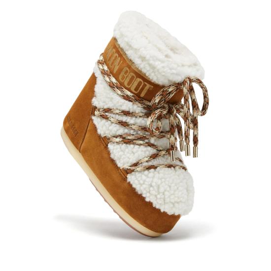 26FW 문부츠 아이콘 나일론 로우 부츠 80D1409580 MA03 BROWN NEUTRALS - MOON BOOT