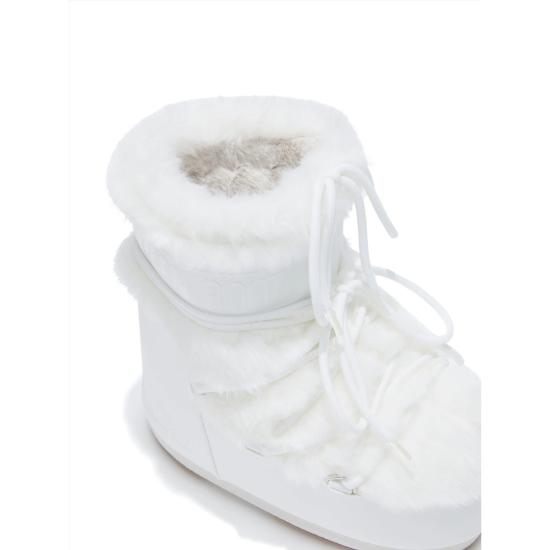 26FW 문부츠 아이콘 나일론 로우 부츠 80D1409390 A002 WHITE - MOON BOOT