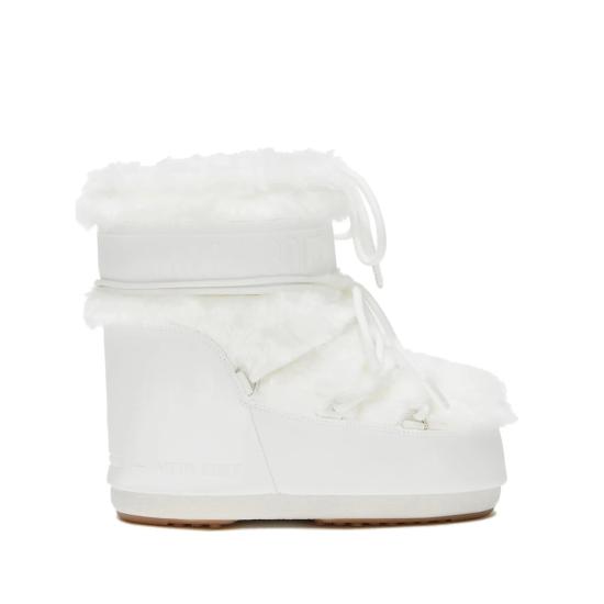 26FW 문부츠 아이콘 나일론 로우 부츠 80D1409390 A002 WHITE - MOON BOOT