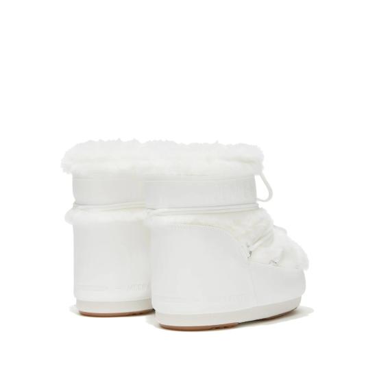 26FW 문부츠 아이콘 나일론 로우 부츠 80D1409390 A002 WHITE