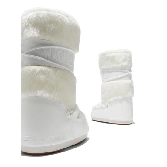 26FW 문부츠 MB 아이콘 폭스 퍼 부츠 80D1408900 A002 WHITE - MOON BOOT
