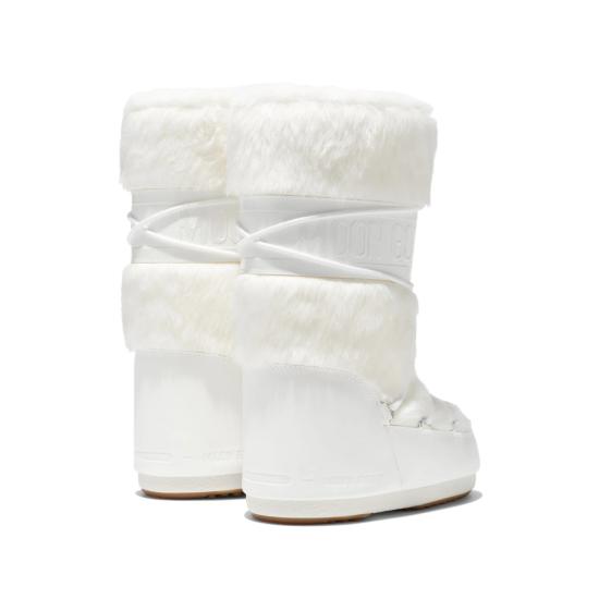 26FW 문부츠 MB 아이콘 폭스 퍼 부츠 80D1408900 A002 WHITE - MOON BOOT
