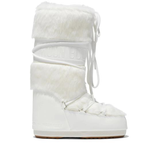 26FW 문부츠 MB 아이콘 폭스 퍼 부츠 80D1408900 A002 WHITE