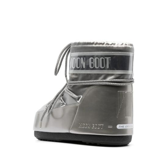 26FW 문부츠 아이콘 나일론 로우 부츠 80D1409350 H001 SILVER - MOON BOOT