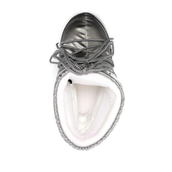 26FW 문부츠 아이콘 나일론 로우 부츠 80D1409350 H001 SILVER - MOON BOOT