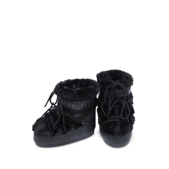26FW 문부츠 아이콘 나일론 로우 부츠 80D1409390 N001 BLACK - MOON BOOT