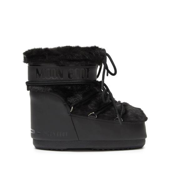 26FW 문부츠 아이콘 나일론 로우 부츠 80D1409390 N001 BLACK