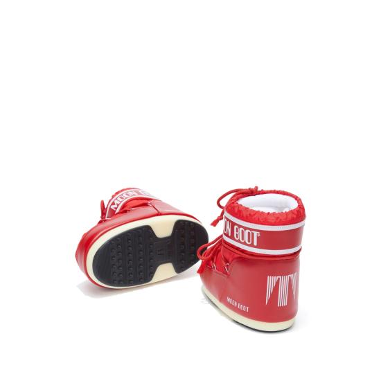 26FW 문부츠 아이콘 나일론 로우 부츠 80D1409340 D001 RED - MOON BOOT
