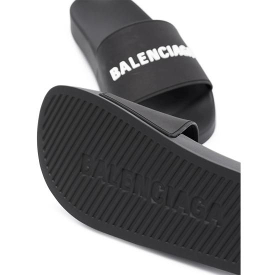 26FW 발렌시아가 파이신 슬라이드 샌들 565826 W1S80 1006 BLACK - BALENCIAGA