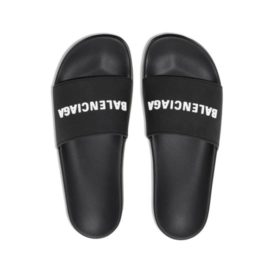 26FW 발렌시아가 파이신 슬라이드 샌들 565826 W1S80 1006 BLACK - BALENCIAGA