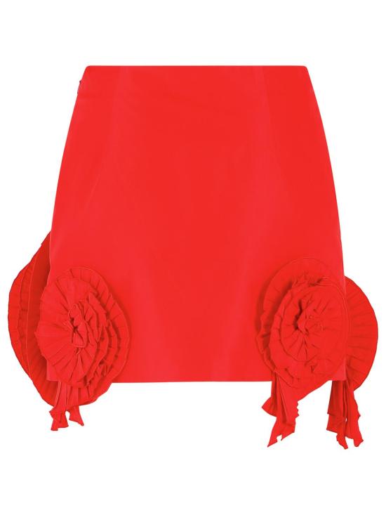 26FW 블루마린 숏 스커트 RF6050T8864X0824 Red - BLUMARINE