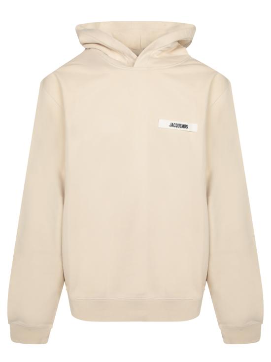 27FW 자크뮈스 그로그랭 후드 티셔츠 HOM00247 AJ00126 150 Beige