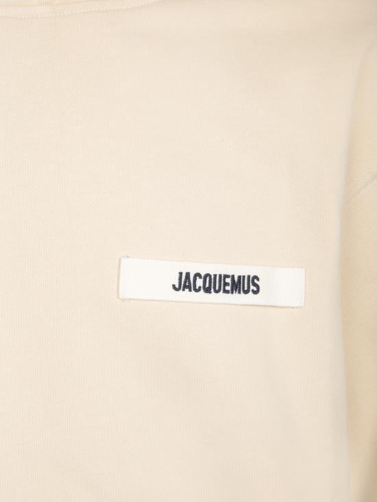 27FW 자크뮈스 그로그랭 후드 티셔츠 HOM00247 AJ00126 150 Beige - JACQUEMUS