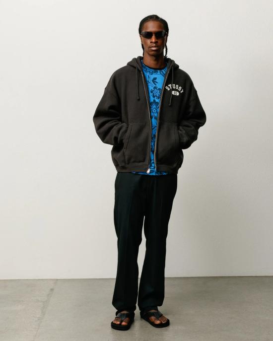 26FW 스투시 후드 티셔츠 118589 0034 WASHED BLACK - STUSSY