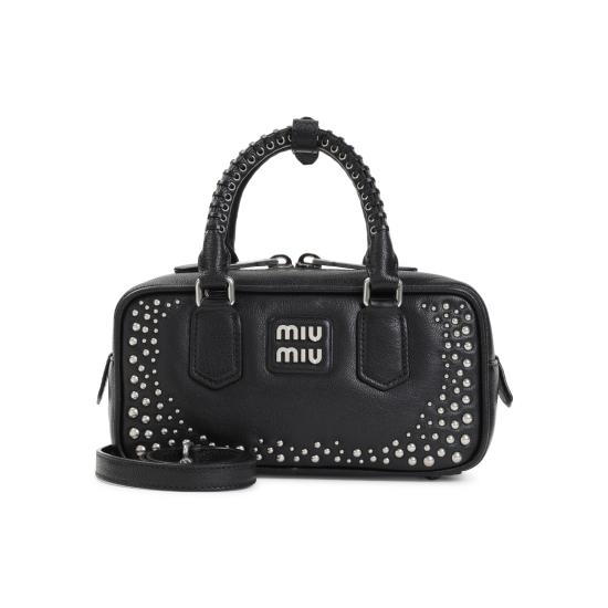 26FW 미우미우 아르카디 로고 토트백 5BB142VOB1 2ZSQ F0002 NERO - MIU MIU