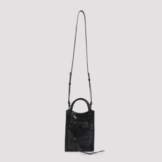 26FW 발렌시아가 르 시티 토트 폰 873426 2ABFY 1000 BLACK