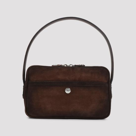 26FW 아크네 스튜디오 숄더백 C10338 ADM DARK BROWN - ACNE STUDIOS
