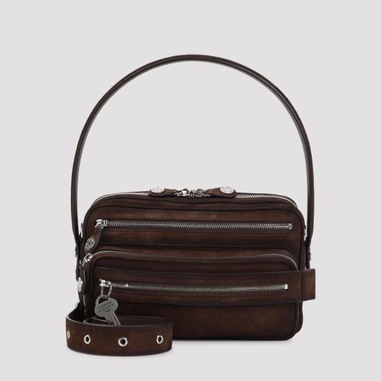 26FW 아크네 스튜디오 숄더백 C10338 ADM DARK BROWN