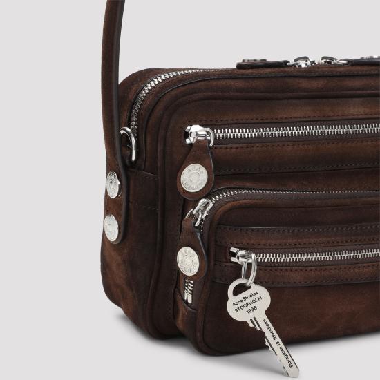 26FW 아크네 스튜디오 숄더백 C10338 ADM DARK BROWN - ACNE STUDIOS