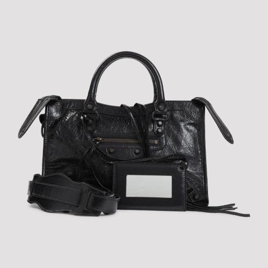 26FW 발렌시아가 르 시티 백 스몰 865762 2ACFH 1000 BLACK - BALENCIAGA