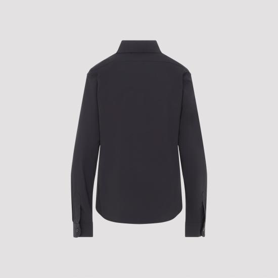 26FW 미우미우 포플린 스트레치 셔츠 MK2061SOOO 6472 F0002 NERO - MIU MIU