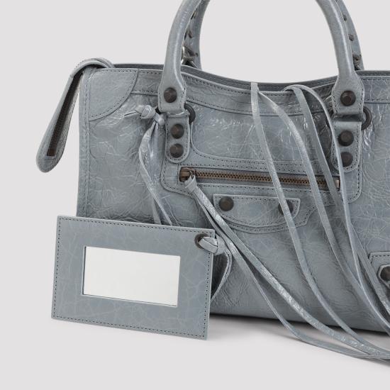 26FW 발렌시아가 르 시티 백 스몰 865762 2ACFH 4751 BLUE GREY - BALENCIAGA