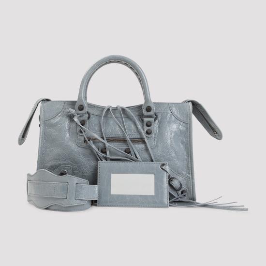 26FW 발렌시아가 르 시티 백 스몰 865762 2ACFH 4751 BLUE GREY - BALENCIAGA