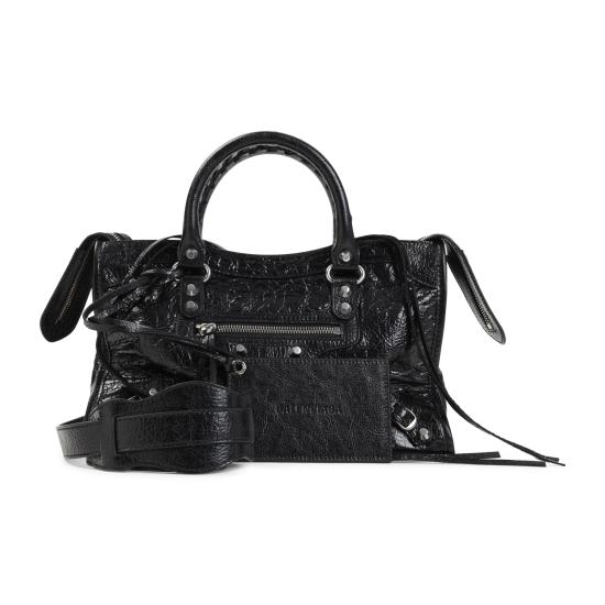 26FW 발렌시아가 르 시티 백 스몰 865762 2ACLR 1000 BLACK - BALENCIAGA