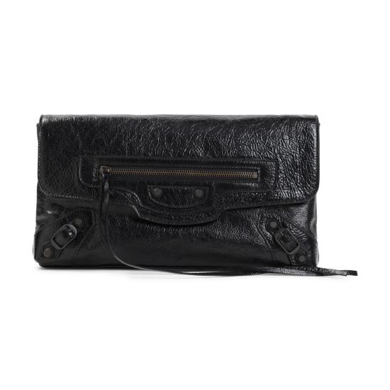 26FW 발렌시아가 르 시티 클러치 873386 2ABEK 1000 BLACK - BALENCIAGA