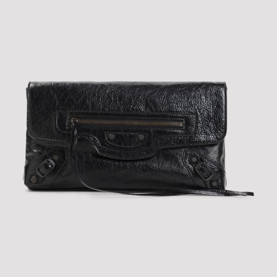 26FW 발렌시아가 르 시티 클러치 873386 2ABEK 1000 BLACK - BALENCIAGA