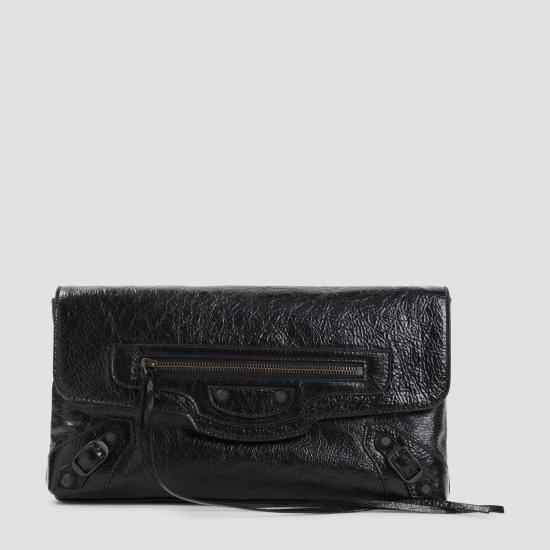 26FW 발렌시아가 르 시티 클러치 873386 2ABEK 1000 BLACK
