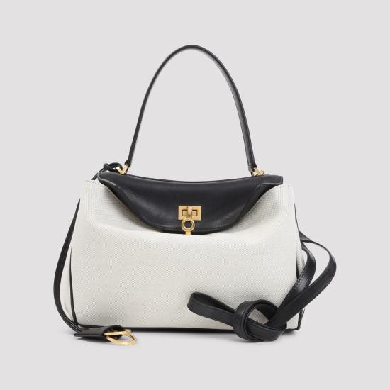 26FW 발렌시아가 로데오 토트백 스몰 789779 2ACNP 9260 NATURAL BLACK - BALENCIAGA