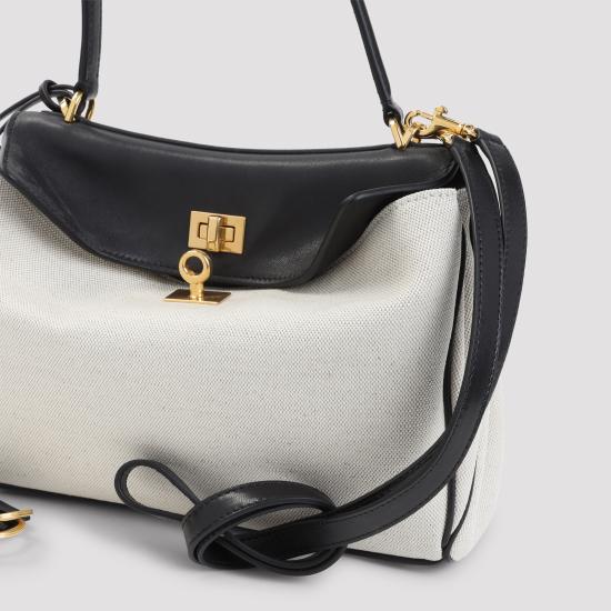 26FW 발렌시아가 로데오 토트백 스몰 789779 2ACNP 9260 NATURAL BLACK - BALENCIAGA