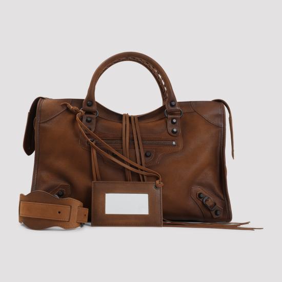 26FW 발렌시아가 르 시티 백 미디엄 865760 2ACM9 2247 CARAMEL - BALENCIAGA