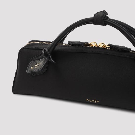 26FW 알라이아 르 테켈 스웨이드 고트스킨 클러치 AA1S06026A024 999 NOIR - ALAIA