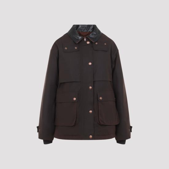 26FW 아크네 스튜디오 자켓 A90737 ADM DARK BROWN - ACNE STUDIOS