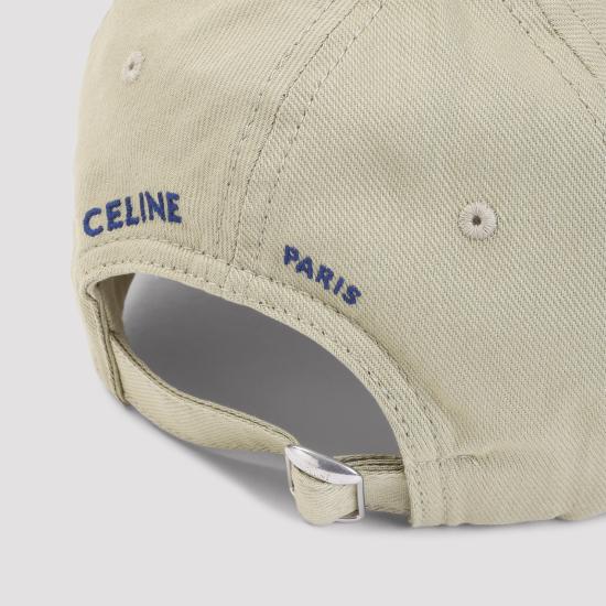 26FW 셀린느 라이트웨이트 코튼 트윌 리슐리외 캡 AA0J54Y68 02BG BEIGE - CELINE