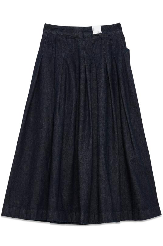 26FW 로이로져스 미디 스커트 RND90270 D402 0021 C0999 RINSE DENIM - ROY ROGER'S