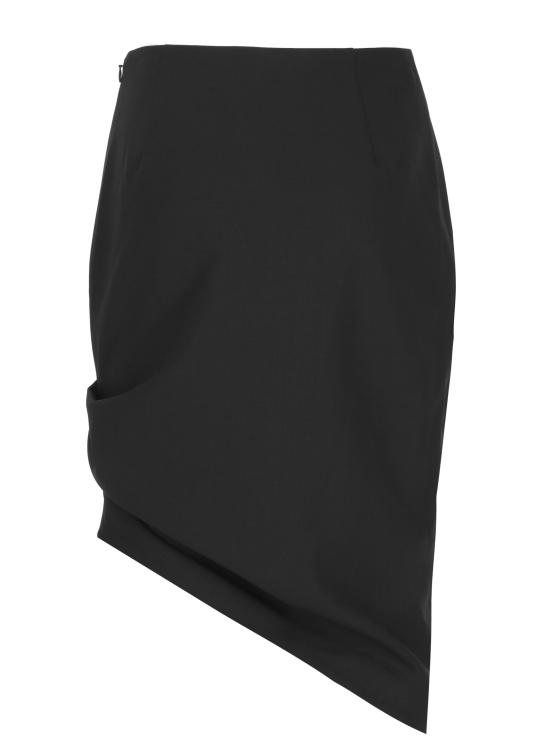26FW 캐롤리나 헤레라 미디 스커트 F2611N325BWT 001BLACK - CAROLINA HERRERA