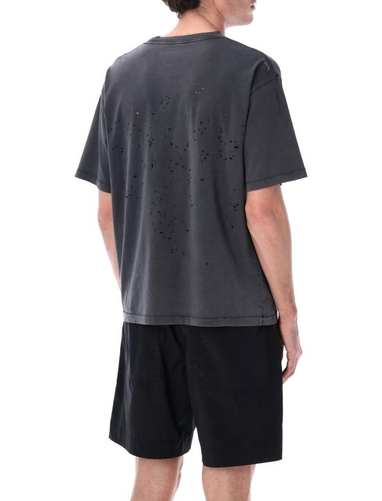 26FW 새티스파이 모스테크 티셔츠 11006 00A08 AGED BLACK - SATISFY
