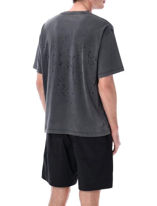26FW 새티스파이 모스테크 티셔츠 11006 00A02 AGED BLACK - SATISFY