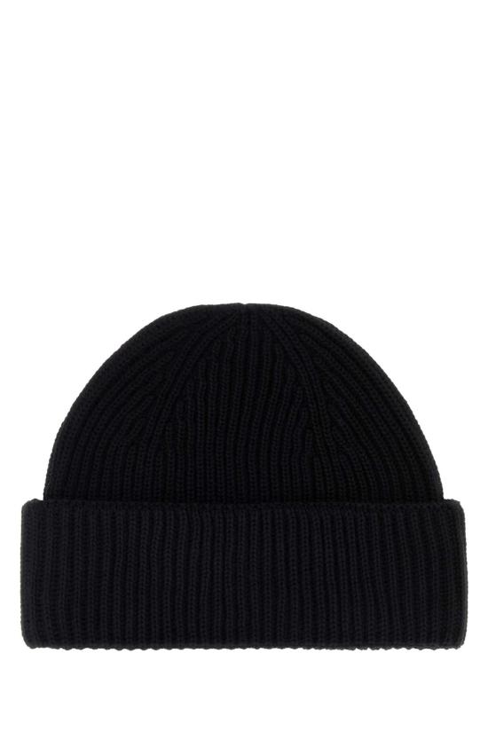 26FW 메종키츠네 폭스 헤드 라지 비니 PM06112KT1022 P199 Black - MAISON KITSUNE
