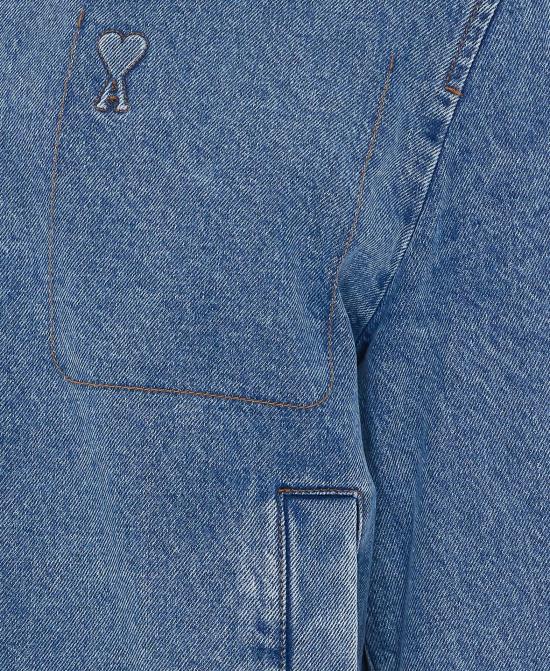 26FW 아미 알렉산드르 마티우시 데님 자켓 HJK922 DE0046480 BLUE - AMI ALEXANDRE MATIUSSI