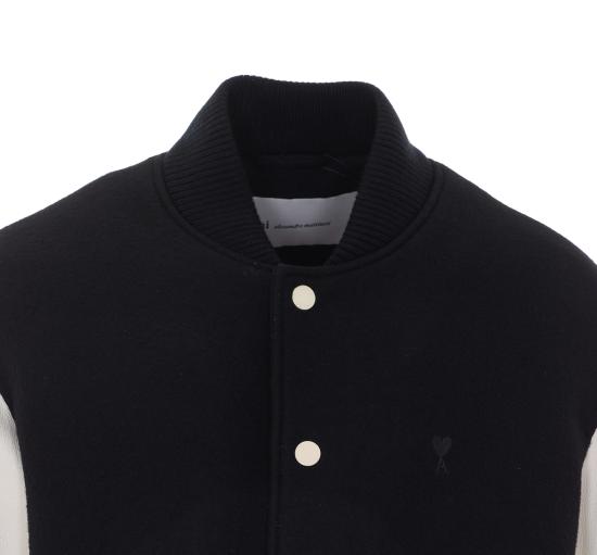 26FW 아미 알렉산드르 마티우시 봄버 자켓 HJK941 WV0078001 BLACK - AMI ALEXANDRE MATIUSSI