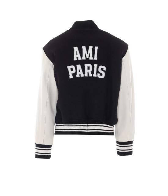 26FW 아미 알렉산드르 마티우시 봄버 자켓 HJK941 WV0078001 BLACK - AMI ALEXANDRE MATIUSSI