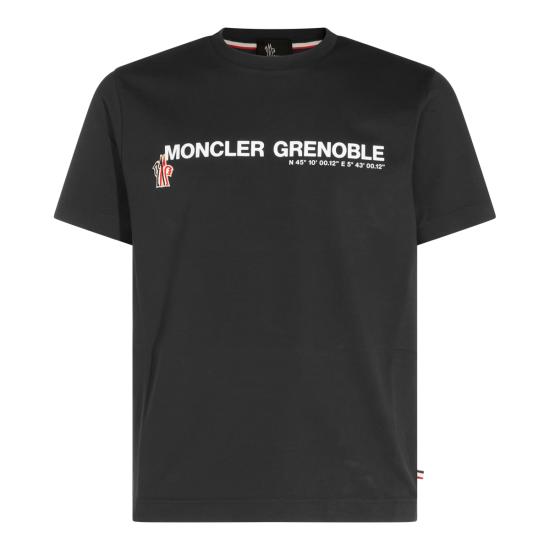 26FW 몽클레어 그레노블 로고 코튼 티셔츠 L20978C00003 89AW1999 BLACK - MONCLER