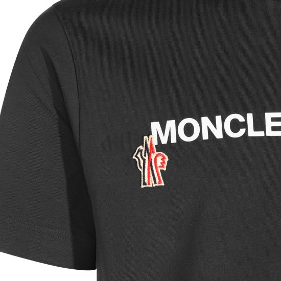 26FW 몽클레어 그레노블 로고 코튼 티셔츠 L20978C00003 89AW1999 BLACK - MONCLER